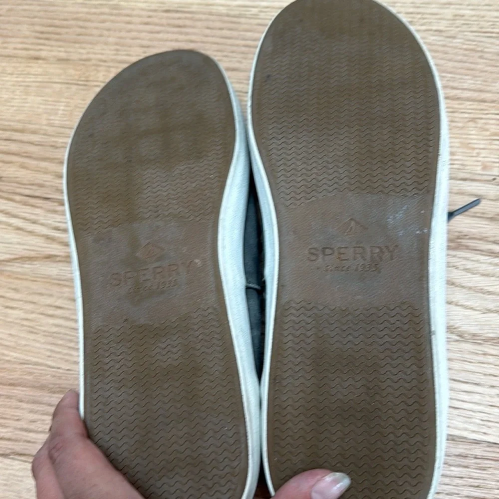 Sperry Shoes Men’s Canvas Gray